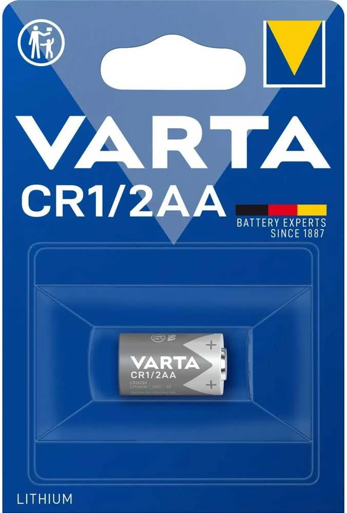 VARTA CR 1/2AA ličio baterija pakuotėje