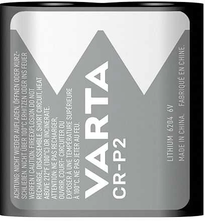 Varta CR-P2 ličio baterija iš priekio