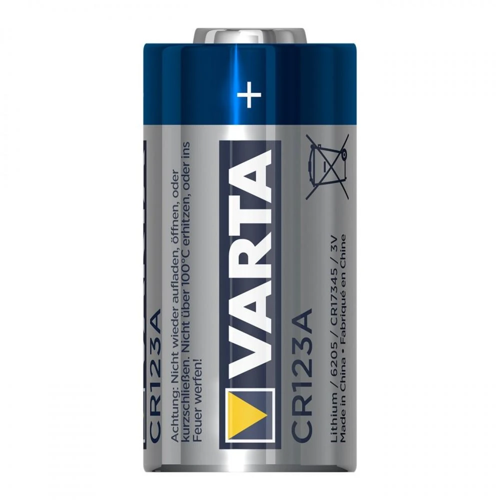 Varta Lithium CR123 3V 1430mAh elementas 6205, 1 vnt.