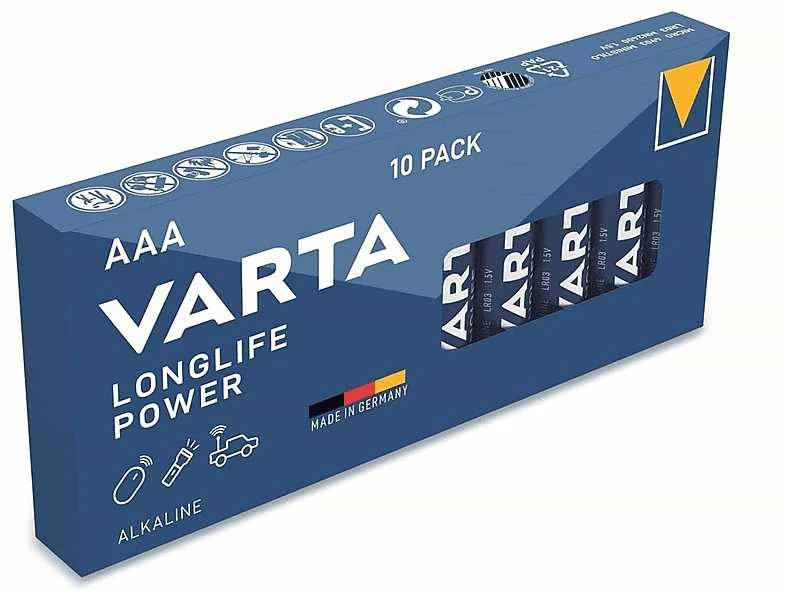 Varta Alkaline, 1.5 V, AAA Vienkartinė baterija Šarminis