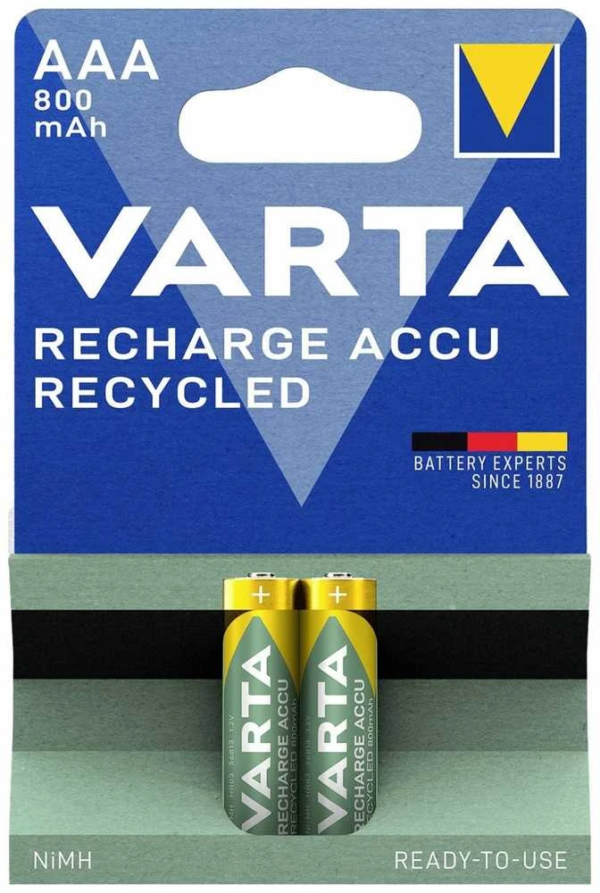 Varta AAA įkraunamos baterijos pakuotėje