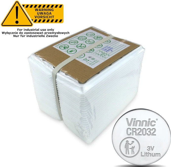Baterija - Vinnic CR2032 3V 240mAh Monetų Elementų Baterijos Didmeninė 500szt