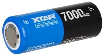 Baterija - XTAR 26650 7000mAh 3.6V 10A