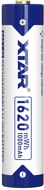Baterija - XTAR R03/AAA 1.5V 1000mAh Li-ion Įkraunama, 4 vnt.