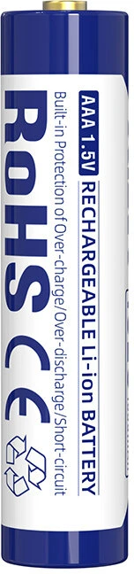Baterija - XTAR R03/AAA 1.5V 1000mAh Li-ion Įkraunama, 4 vnt.