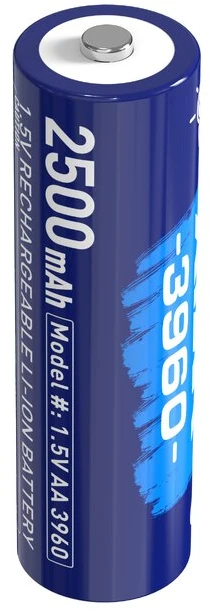 Baterija - XTAR R6 2500mAh 1.5V Įkraunama Ličio Jonų Baterija, 4 vnt.