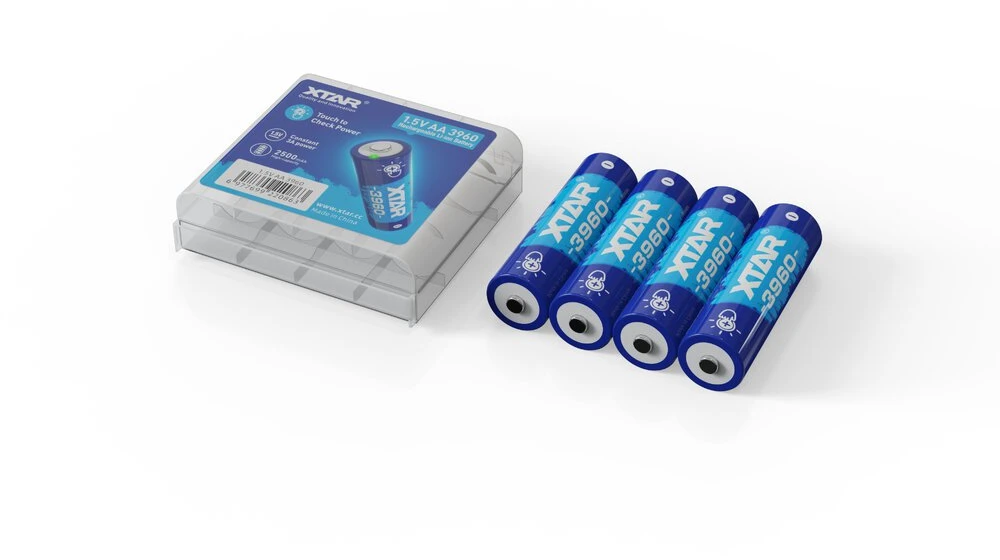 Baterija - XTAR R6 2500mAh 1.5V Įkraunama Ličio Jonų Baterija, 4 vnt.