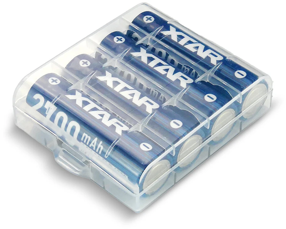 Baterija - XTAR R6/AA 1.5V 2700mAh Įkraunamos Li-ion Baterijos, 4 vnt.