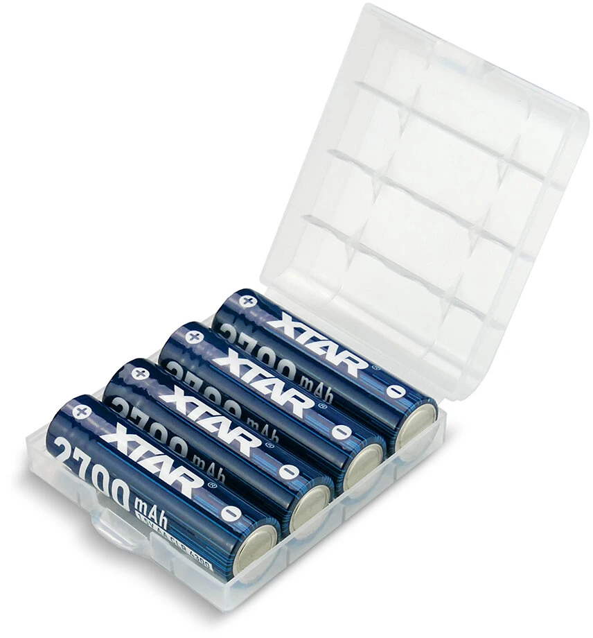 Baterija - XTAR R6/AA 1.5V 2700mAh Įkraunamos Li-ion Baterijos, 4 vnt.