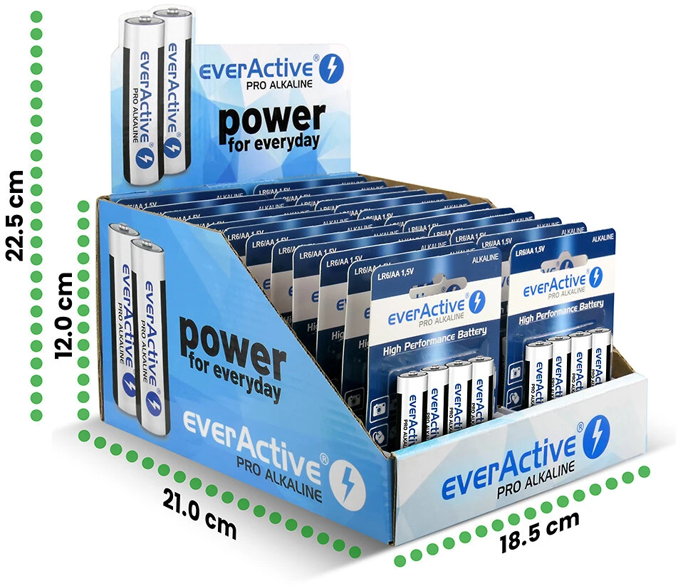 Baterijos – Duracell Ekranas LR6 AA Pro Šarminės, 3 000 mAh, 24 × 4 vnt.