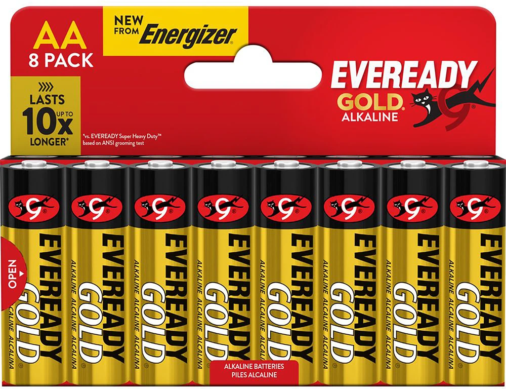 Baterijos - Energizer Eveready Gold AA/LR6 8 Vnt.