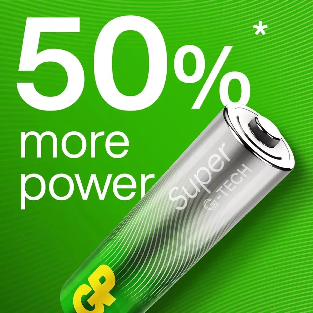 Gp Batteries Baterijos GP LR6 AA Super (G-TECH) 5 vnt.