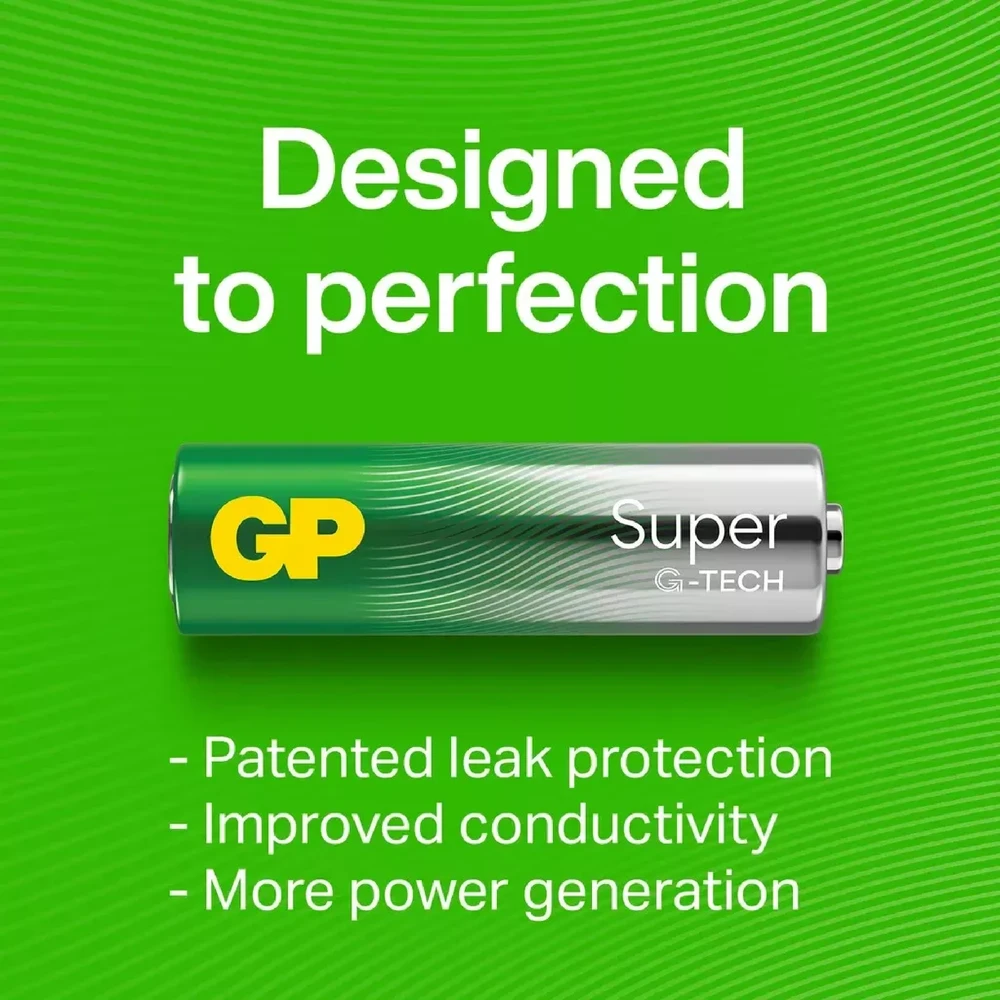 Gp Batteries Baterijos GP LR6 AA Super (G-TECH) 5 vnt.