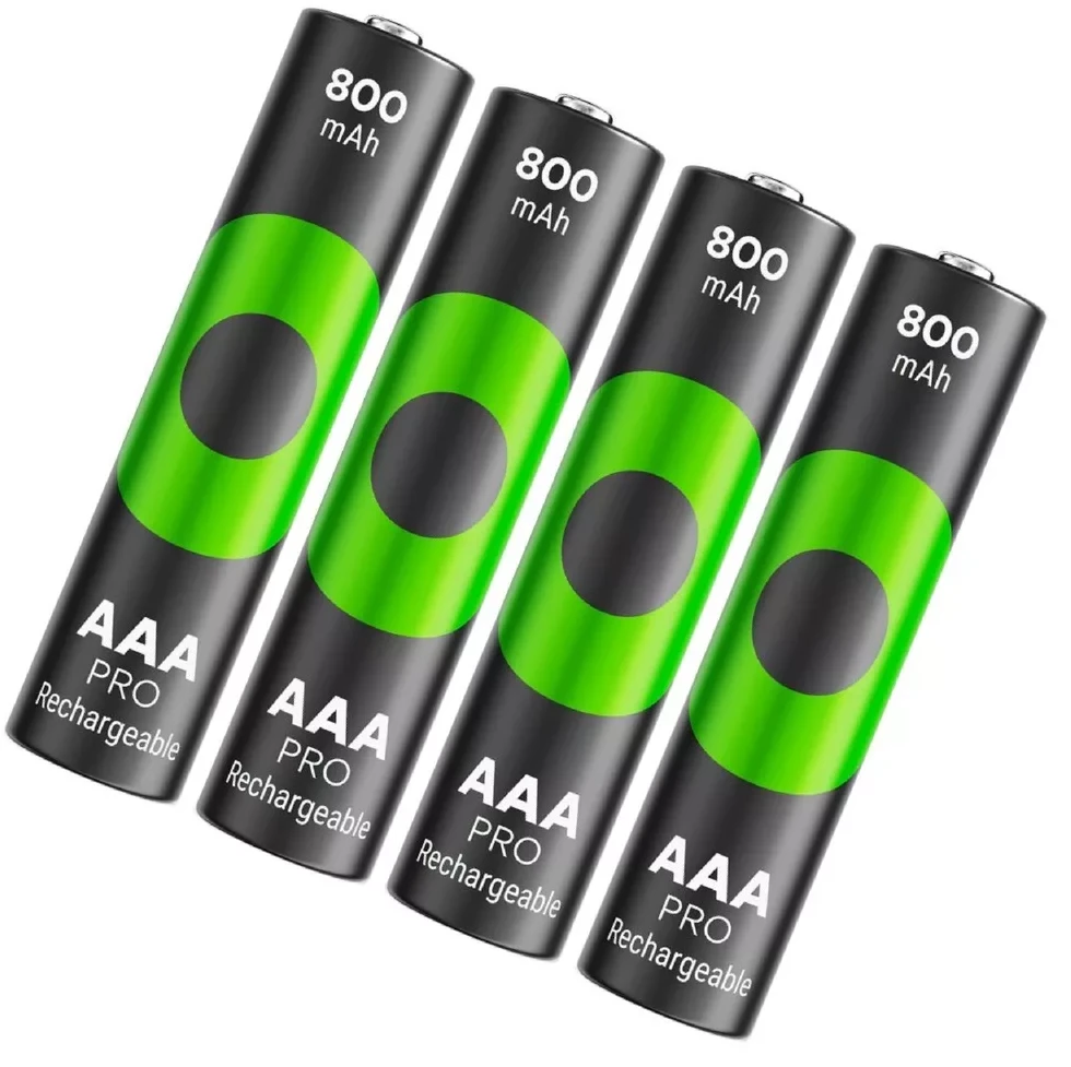 Gp Batteries Baterija – GP R03 AAA ReCyko PRO 800 mAh, 4 vnt.