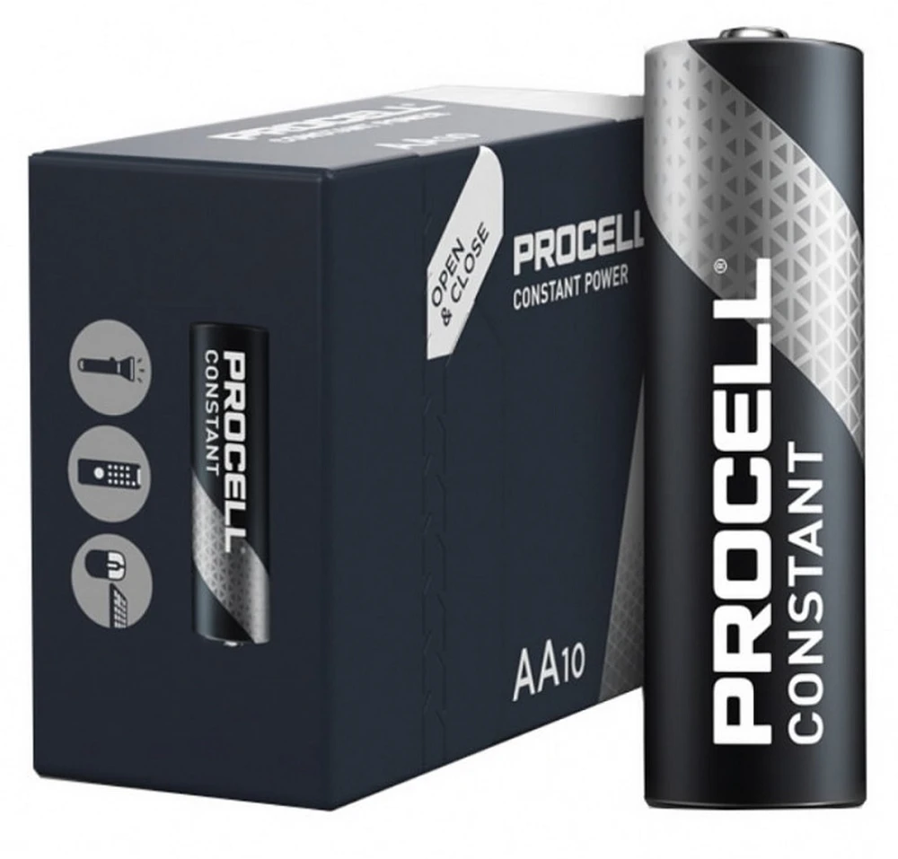 Duracell Procell Constant Power LR6 AA 1,5V 3125mAh elementas, 10 vnt.