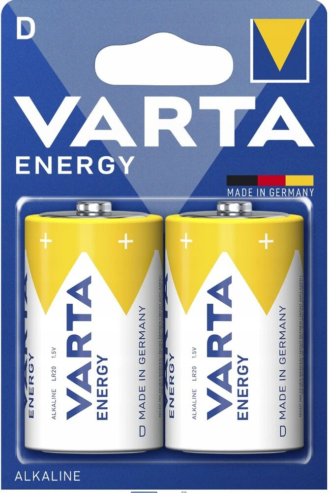 VARTA šarminė baterija R20 (D tipo) 2 vnt.