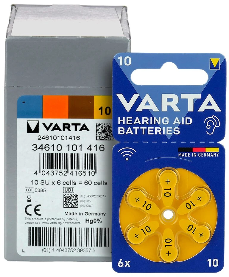 Baterijos – VARTA PR70 Klausos Aparatų Baterijos, 6 vnt.