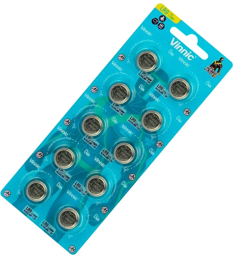 Baterija - Vinnic LR9 L1560 625 EPX Šarminės Baterijos, 10 vnt.