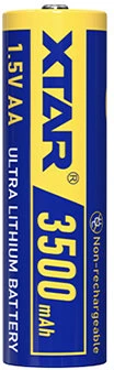 Baterijos – XTAR Ultra R6/AA 3500D AA 1,5 V, 4 vnt.