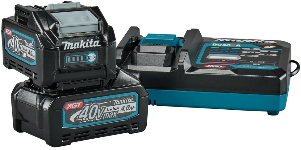 MAKITA MAITINIMO RINKINYS 40V 2×5,0Ah XGT (BL4050Fx2+DC40RA)