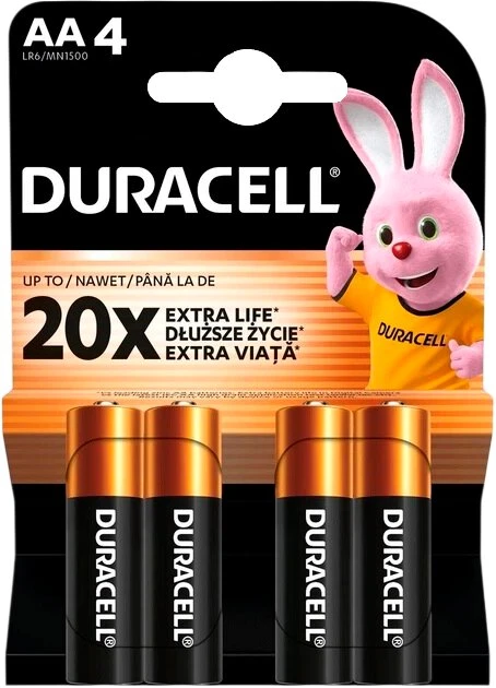 Baterijų Rinkinys - Duracell 22xAA, 11xAAA, 7xCR2032 Baterijos, Juoda