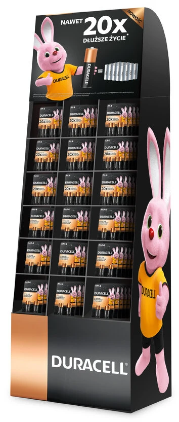 Baterijų Rinkinys - Duracell 96 x AA 4Vnt + 48 x AAA 4Vnt