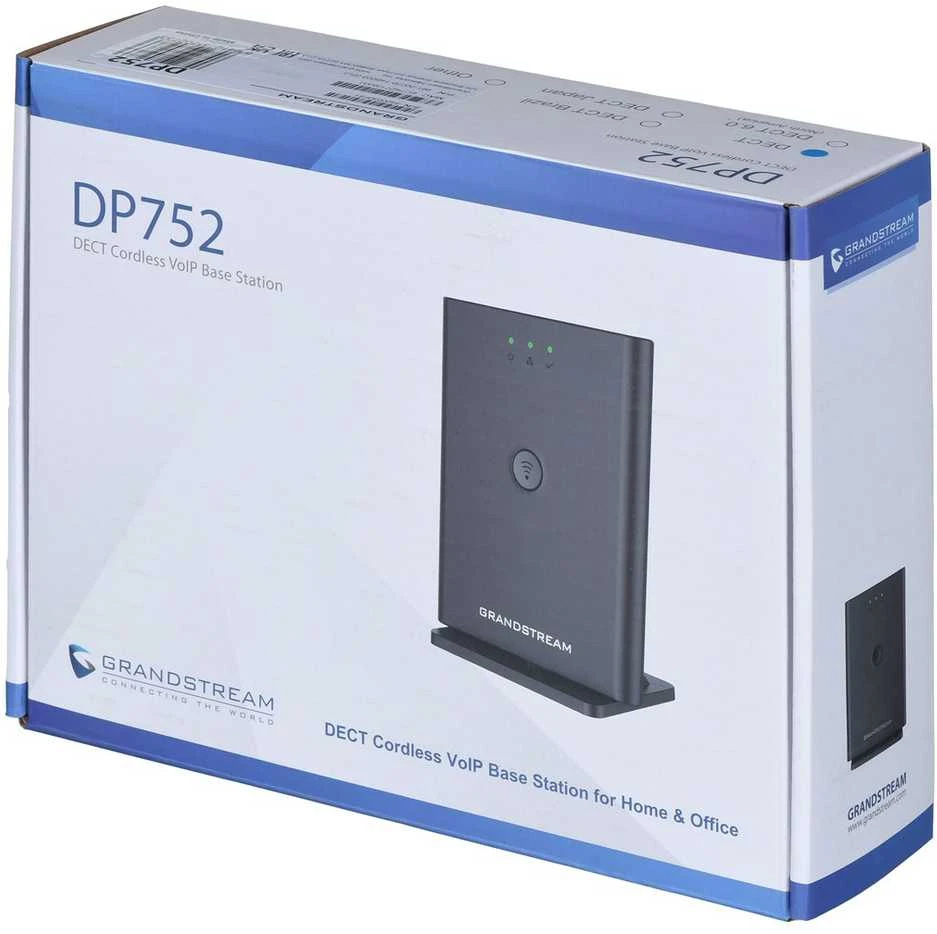 VoIP Bazinė Stotis - Grandstream GDP 752 Base 5 Handsets PoE 400m Range