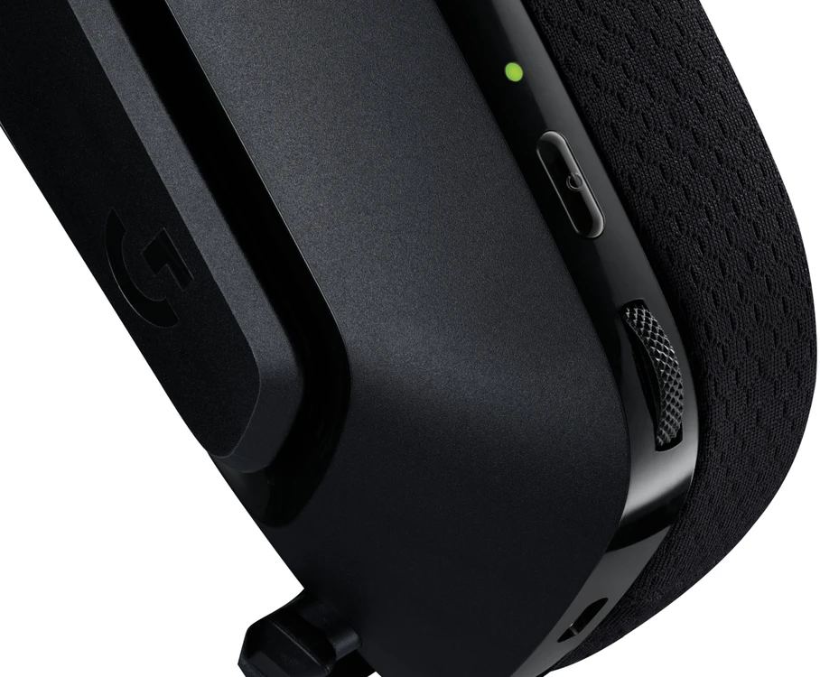 Logitech G535 Lightspeed belaidės ausinės žaidimams, Juodos spalvos
