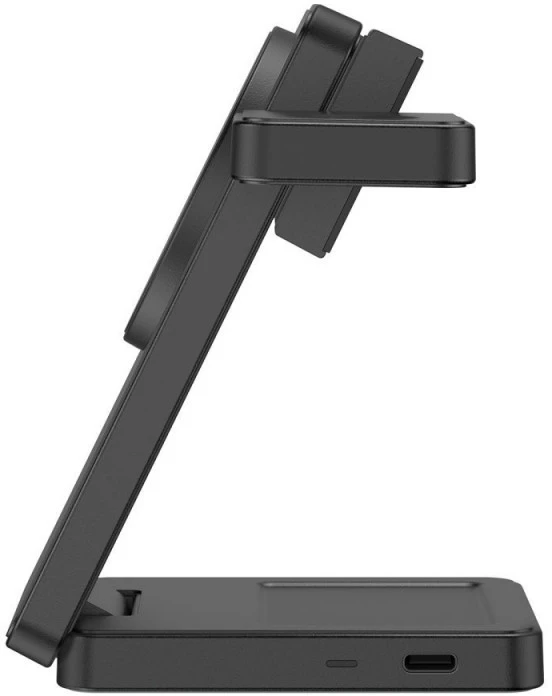 Belaidė Įkrovimo Stotelė - Tech-Protect A56 3in1 MagSafe 25 W, Juoda
