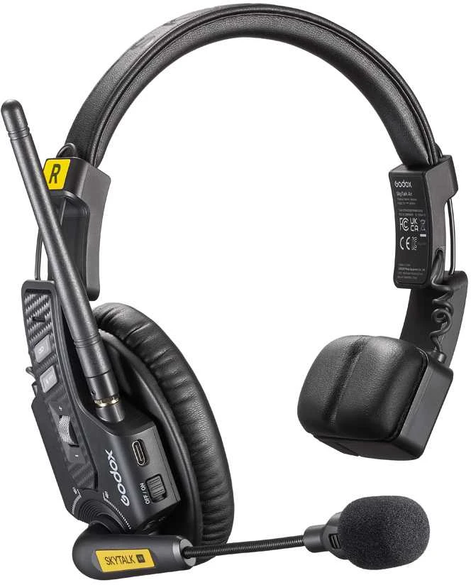 Belaidė interkomunikacijos sistema - Godox Skytalk Air 5S 500m nuotolis 20h baterijos veikimo laikas