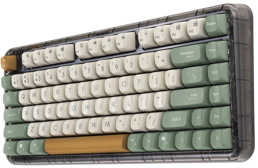 ASUS KD201 Jelly75 Milk Baltas Belaidė klaviatūra