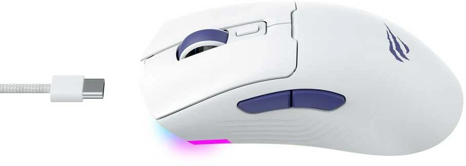 Havit MS966WB - gaming belaidė pelė, baltas