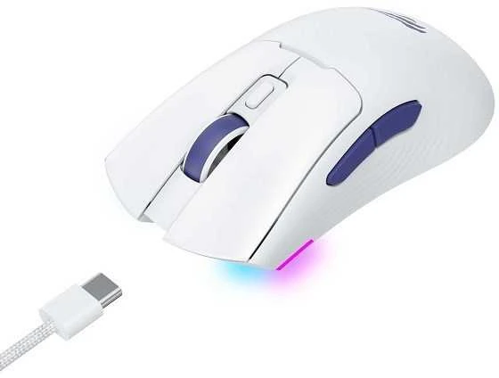 Havit MS966WB - gaming belaidė pelė, baltas