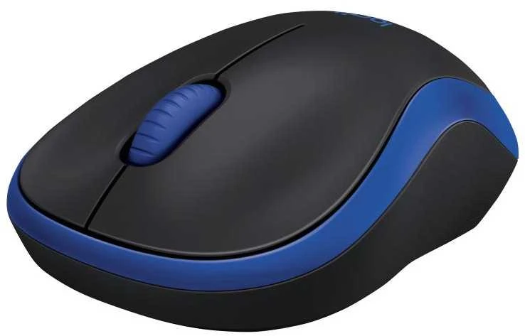 Bevielė pelė Logitech M185, Mėlyna