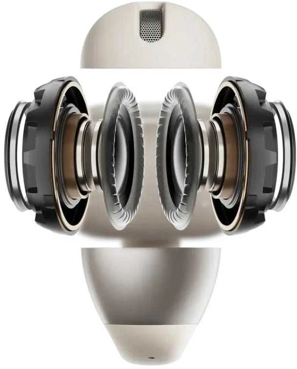 Shokz OpenDots One ausinių vidinė sandara