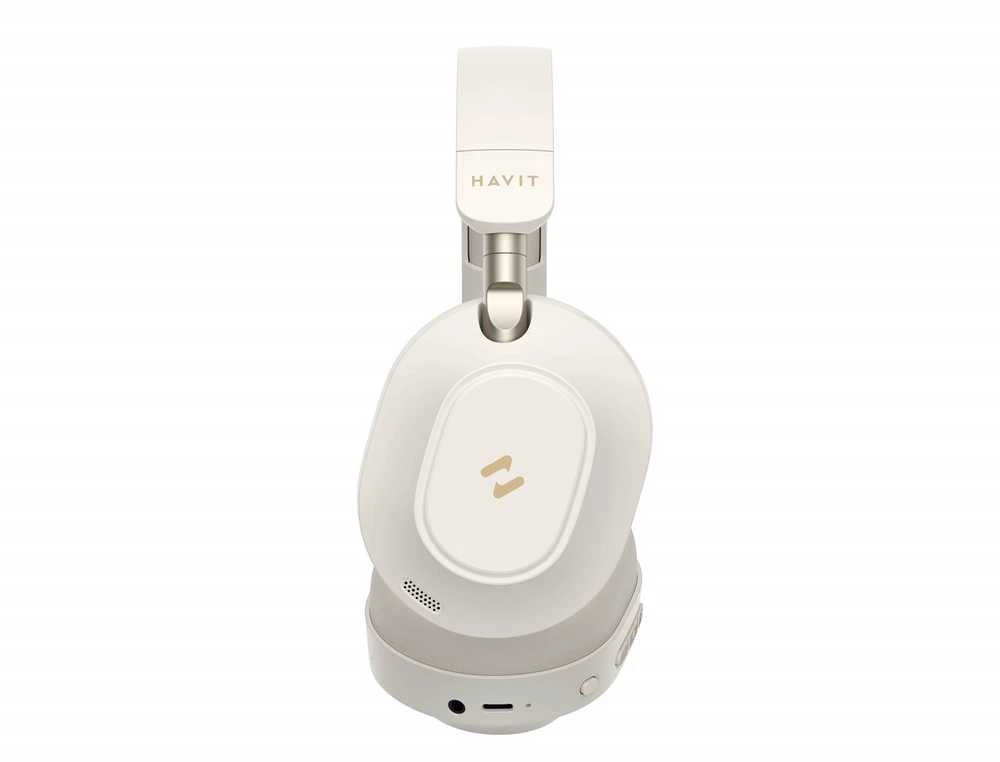 Havit H668BT - BT cordless ausinės, beige