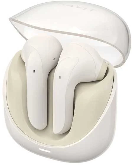 Havit TW974 ModernBuds Bluetooth Ausinės su lankeliu ant galvos rusvai gelsvas