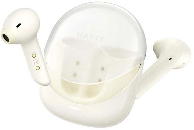 Havit TW974 ModernBuds Bluetooth Ausinės su lankeliu ant galvos rusvai gelsvas