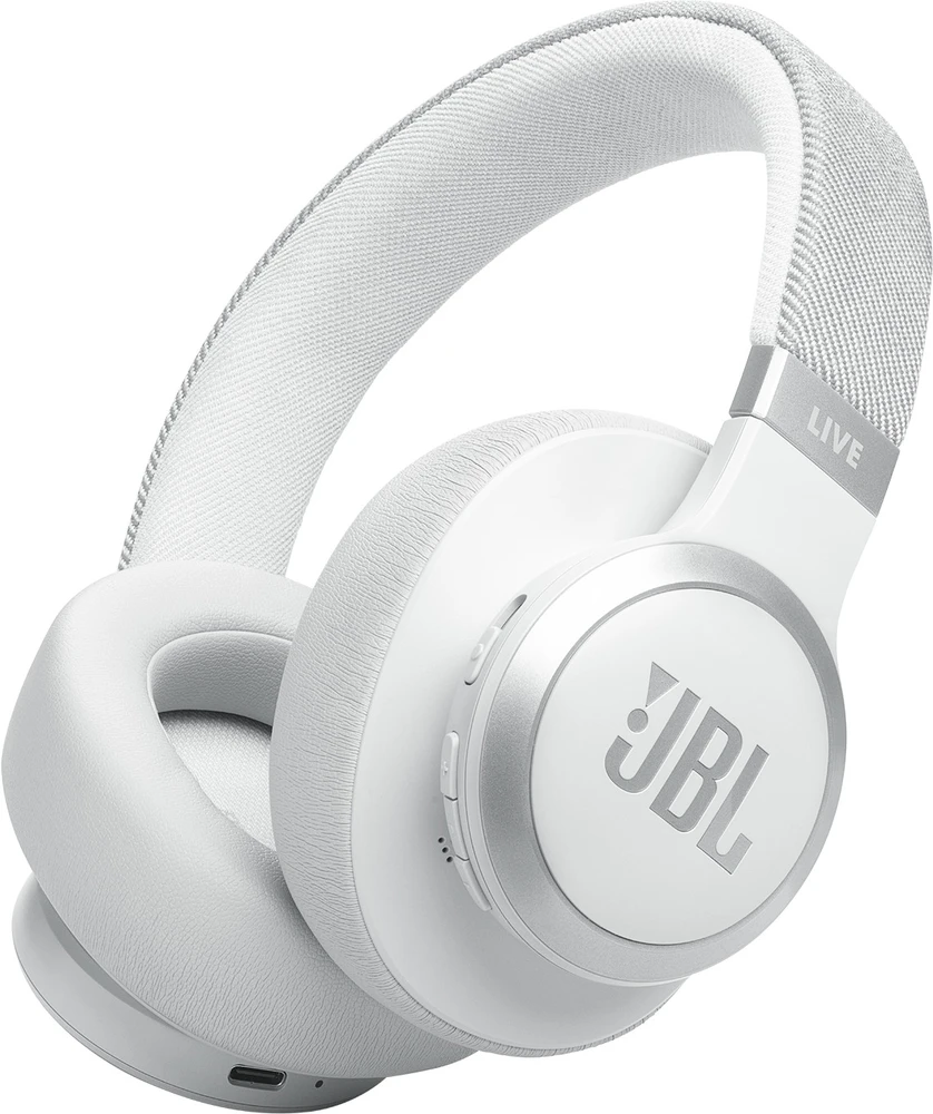 Belaidės Ausinės - JBL Live 770NC Balta