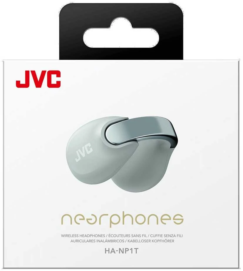 JVC HA-NP1THU - open-back TWS earcuff ausinės, pilkas