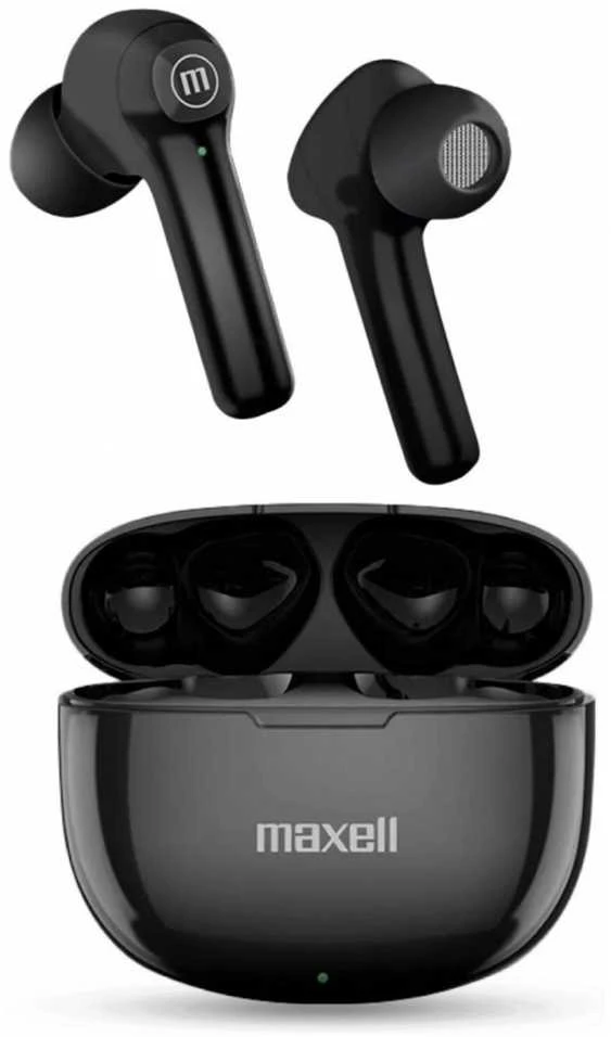Maxell Dynamic+ belaidės ausinės ir įkrovimo dėklas