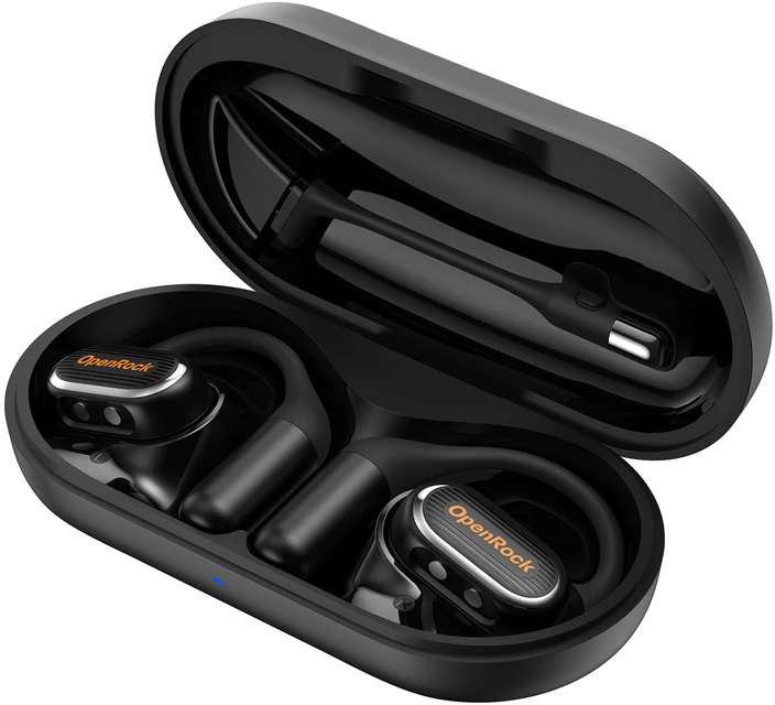 Ausinės Oneodio OpenRock Link 20 – Sport Open Belaidės earbus, Detachable microphone, Bluetooth, Juodas