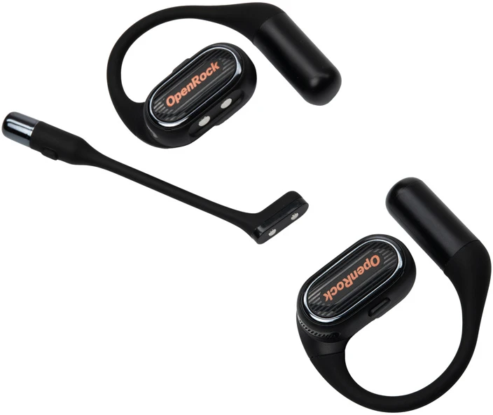 Ausinės Oneodio OpenRock Link 20 – Sport Open Belaidės earbus, Detachable microphone, Bluetooth, Juodas