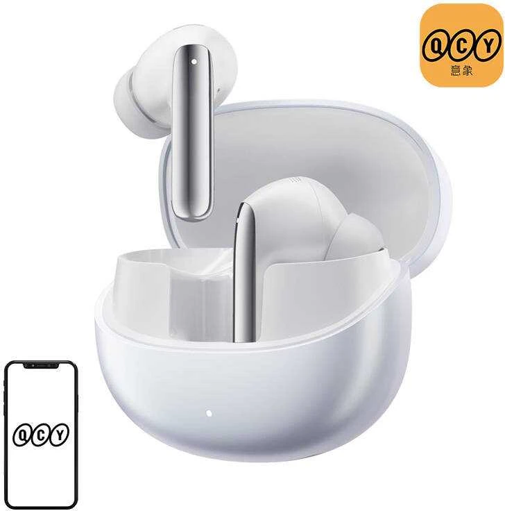 Ausinės TWS QCY MeloBuds Pro HT08, ANC (balta)