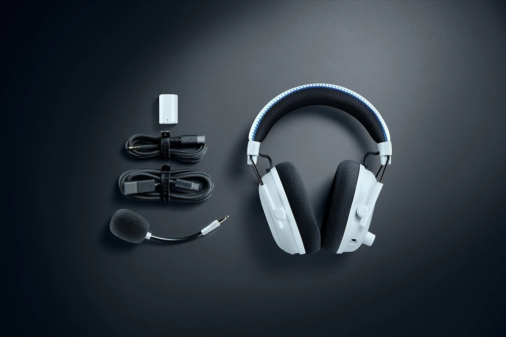 Razer BlackShark V3 Pro skirta PlayStation Ausinės Žaidimams, Over-Ear,Belaidės, Baltas | Razer