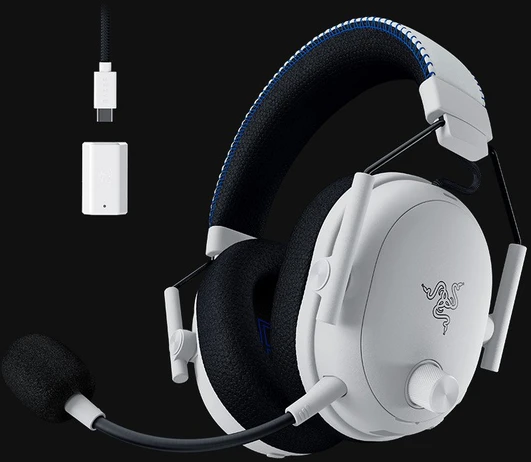 Razer BlackShark V3 Pro skirta PlayStation Ausinės Žaidimams, Over-Ear,Belaidės, Baltas | Razer