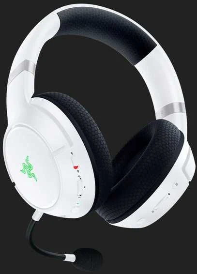 Belaidės Žaidimų Ausinės Razer Kaira Pro skirtos Xbox Series X ir mobiliems Xbox žaidimams, Baltos