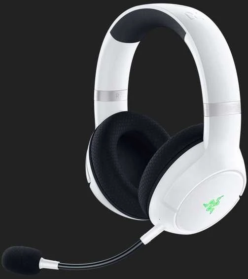 Belaidės Žaidimų Ausinės Razer Kaira Pro skirtos Xbox Series X ir mobiliems Xbox žaidimams, Baltos
