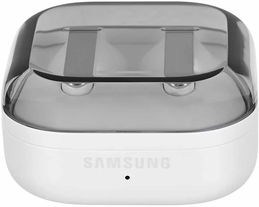 Samsung Galaxy Buds 4 Pro baltas įkrovimo dėklas