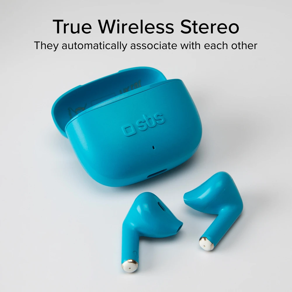 Belaidės ausinės - SBS Go Pods TWS Mėlynos